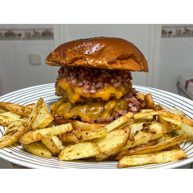 2 Hamburguesas gourmet de vaca...