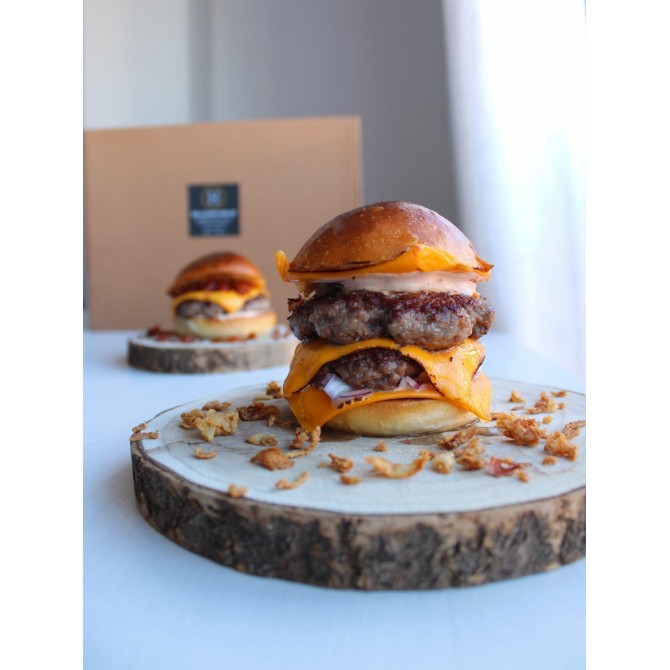 2 Hamburguesas gourmet de vaca...